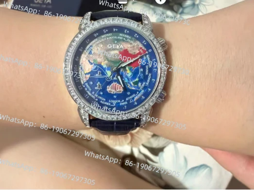 

Мужские механические часы известного бренда, водонепроницаемые часы мирового времени, десять лучших брендов