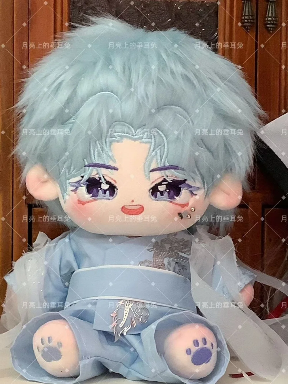 Idoll Luo Yunxi синий костюм ручной работы для куклы 20 см, игрушечный костюм, одежда для косплея, конец луны, подарок, милый