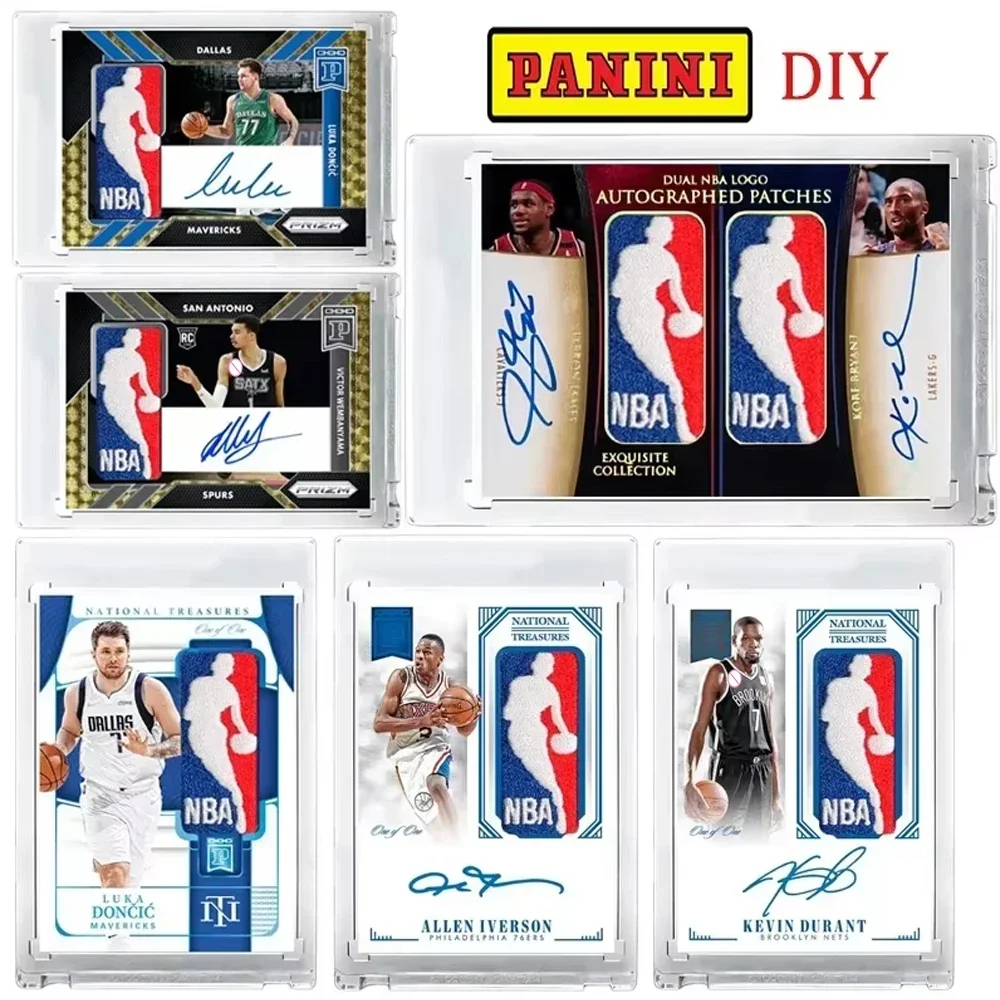 Panini star card James Wembanyama Curry Durant Doncic kobe Signed collectible material card Christmas birthday presents