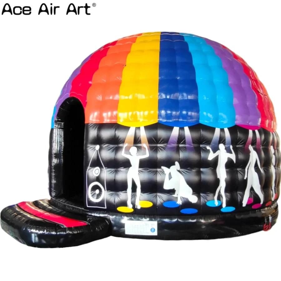 パーティーイベント用インフレータブル広告テントDJディスコドームバウンスハウス、カスタムインフレータブルプラネタリウムドーム