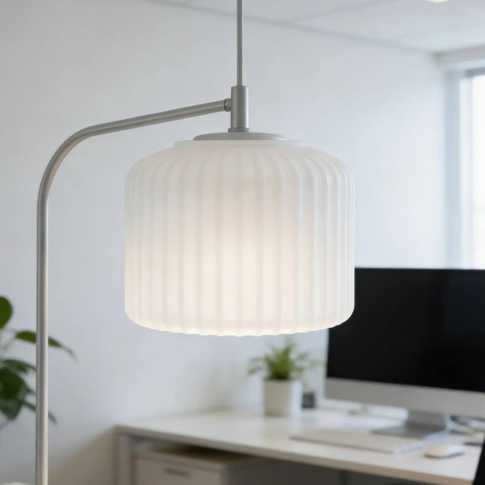 

Стеклянный плафон для лампы, матовый, с полосатым дизайном, цоколь E14, совместим с напольными, настольными и потолочными светильниками, для домашнего освещения