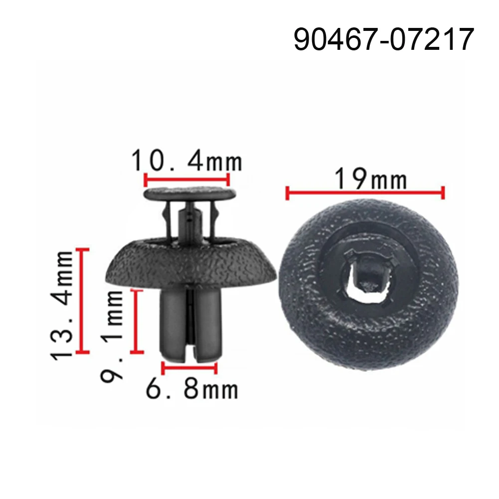 10Pcs For Lexus Engine Cover Clip Radiator Support Clip For LEXUS LS460 LS460L RX350 RX450H