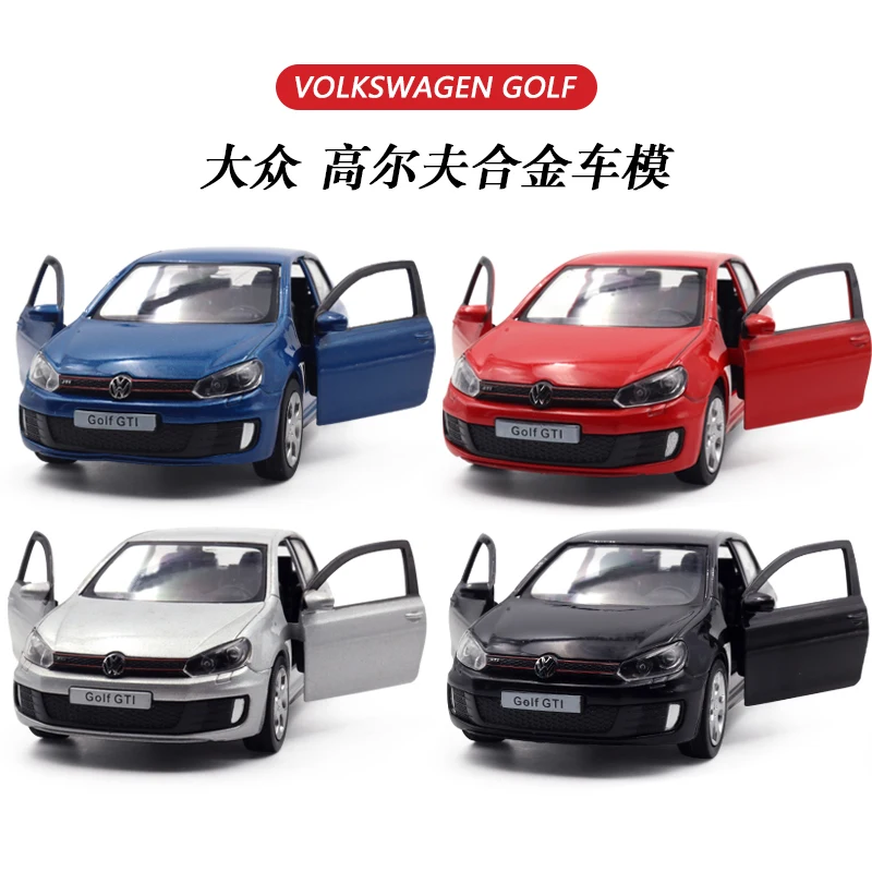 RMZ 1：36 Volkswagen Golf Alloy Model Car Diecast Metal Assembly Series Miniature Vehicle Collection Toy Car gift