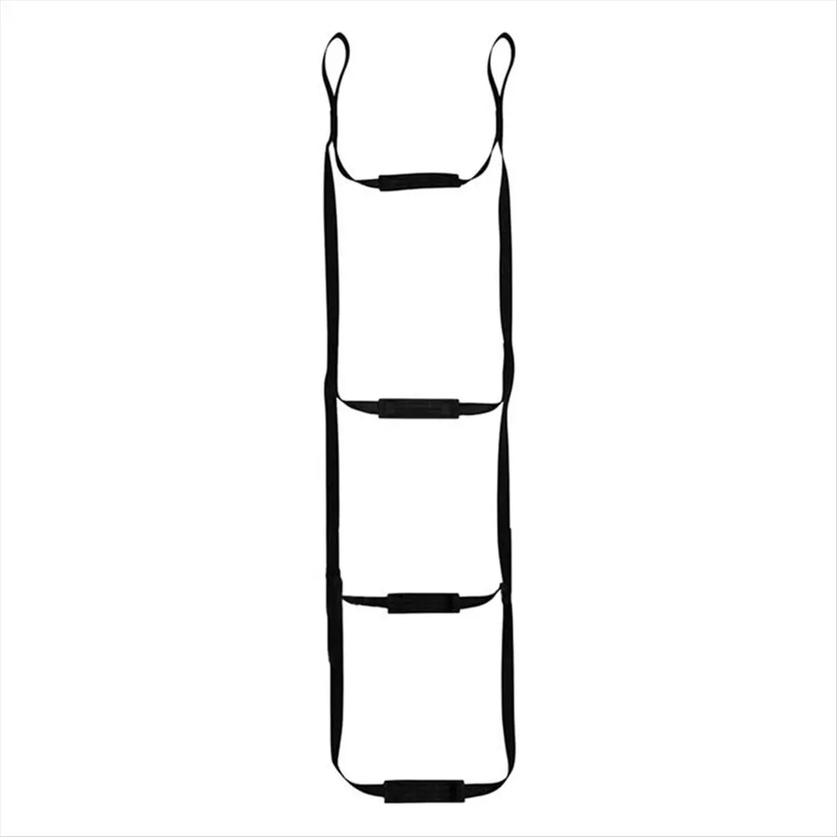 AA14 Portable Tree Climbing Aider with Anti-Skidding Steps Climbing Rope Ladder for Rock Climbing Caving Canyoning