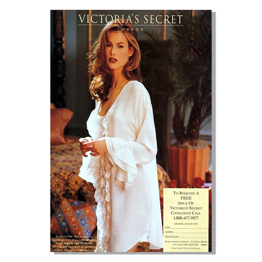 Silk Cloth Wall Poster Meghan Douglas Sexy Model Star Art Home Decoration Gift