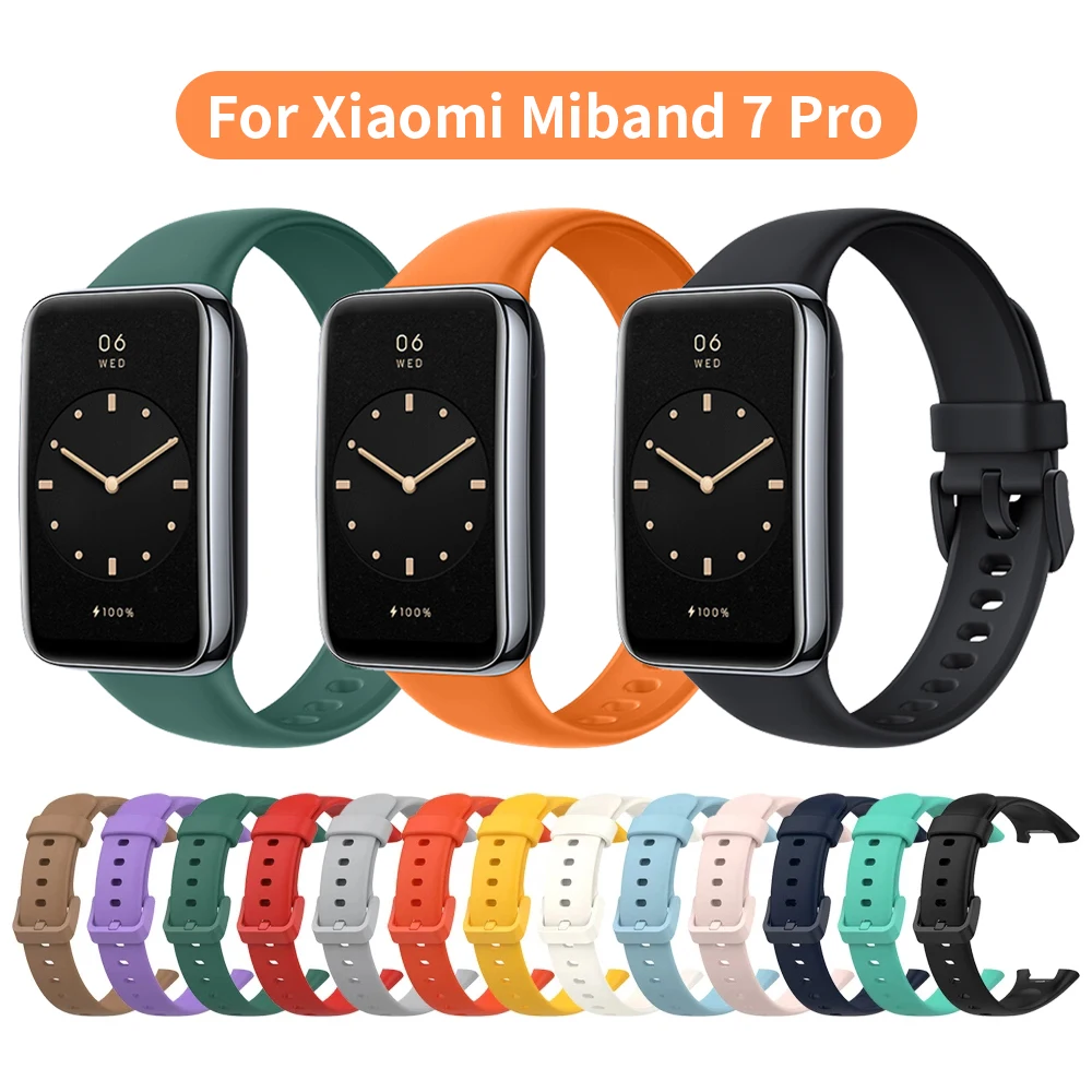 Sports Silicone Band For Xiaomi Mi 7 Pro /7Pro Strap Bracelet Accessories Miband Wristband Replacement Watchband bands