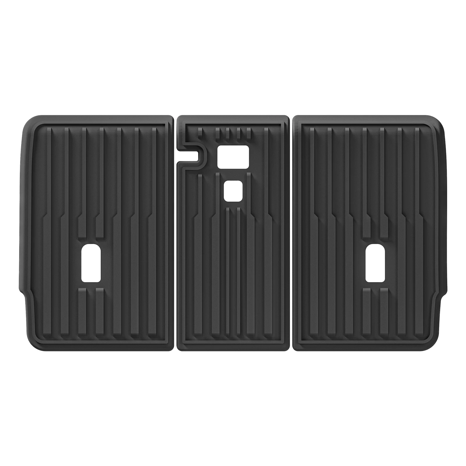 Luckeasy para 2025 Tesla Modelo Y Lançar o lance traseiro Backrest Backrest Cushion Anti-Kick Mat Car Acessórios TPE Pad Pad Pad