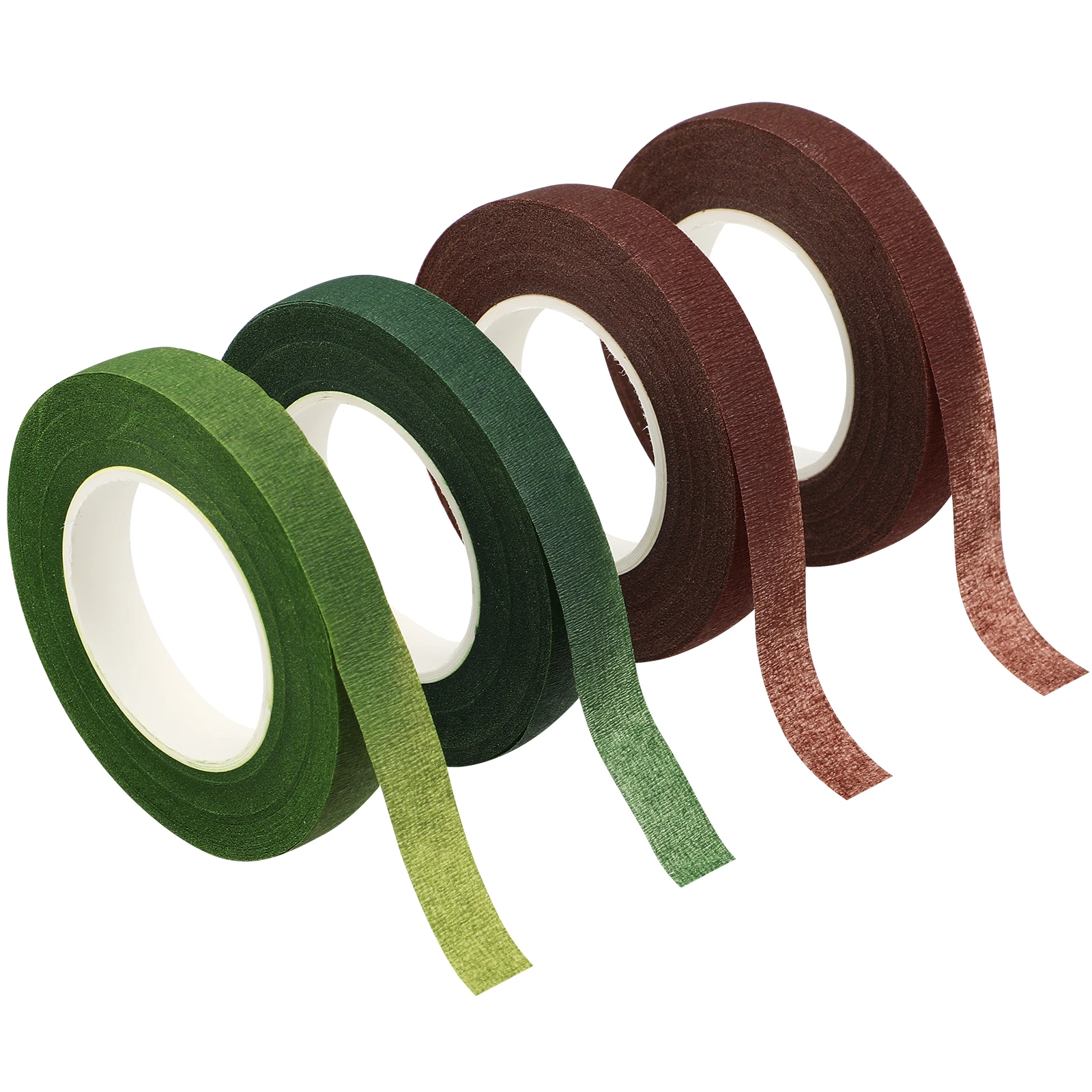 

4pcs 4 Rolls Floral Tape Green Adhesive for Wreath Wedding Bouquet Flower Arrangement Artificial Flowers Gift Wrapping DIY