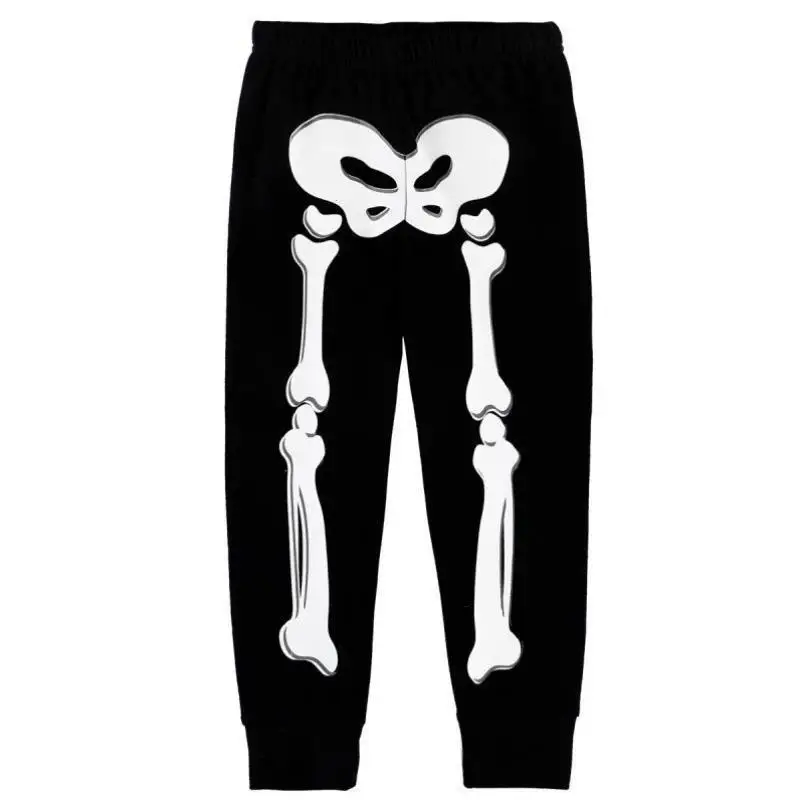 Ragazzi loween Costume Bambini Zucca Scheletro Vestiti divertenti C Bambini Abbigliamento da palcoscenico etnico Primavera 2023 Nuovo arrivo