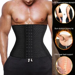 Männer Taille Trainer Korsett Neopren Körper Shaper Bauch-steuer Gürtel Sauna Abnehmen Strap Fitness Schweiß Shapewear für Fett Brenner