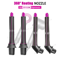 New 360° Rotating Auto Hair Curling Nozzle For Dyson Supersonic HD Series 20/30/40MM Curling Barrels Accessories Curler Convert