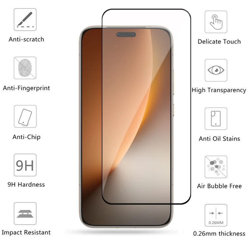 غطاء كامل من الزجاج لهاتف Honor Magic 8 Pro من الزجاج المقسى Magic 8 Pro واقي للشاشة عالي الدقة طبقة هاتف واقية Honor Magic 8 Pro #3