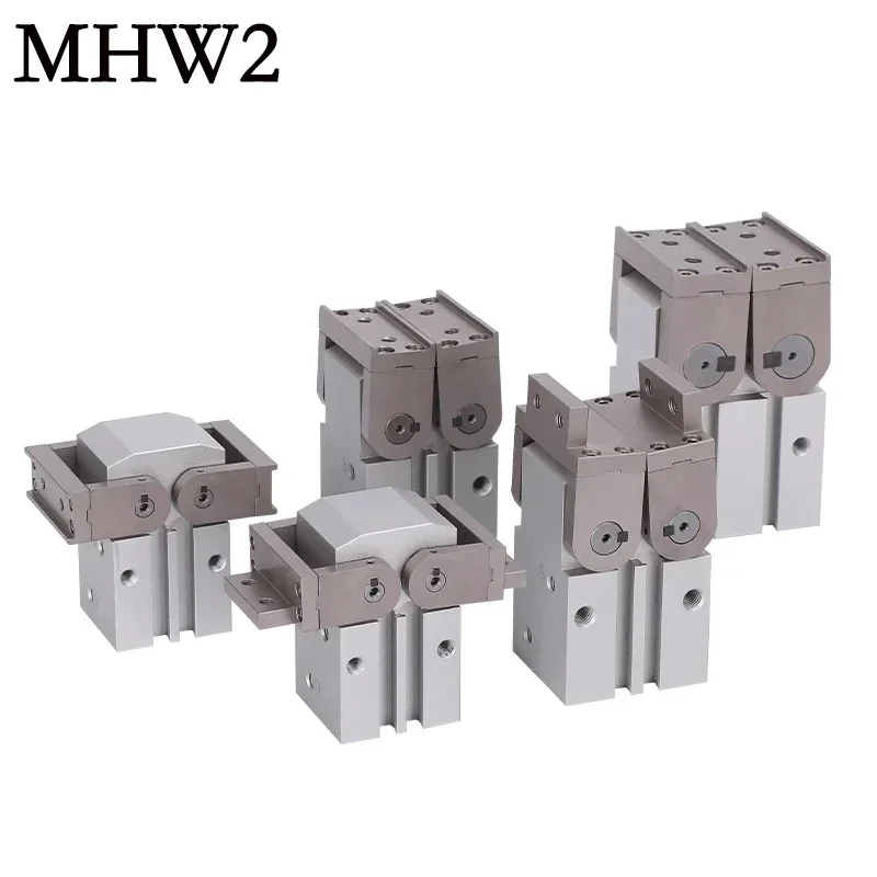 Air  MHW2 Gripper Pneumatic Finger 180° Angular Type Rack Pinion Type Air CylinderMHW2-20D/D1 MHW2-25D/D1 MHW2-25D MHW2-32D/D1