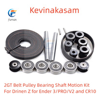 GT2 2GT 16T 20Teeth F623 Timing Belt Pulley Bearing Motion kit for Driven Z for Ender 3/Pro/V2 and CR10 i3 Creality 3D printer