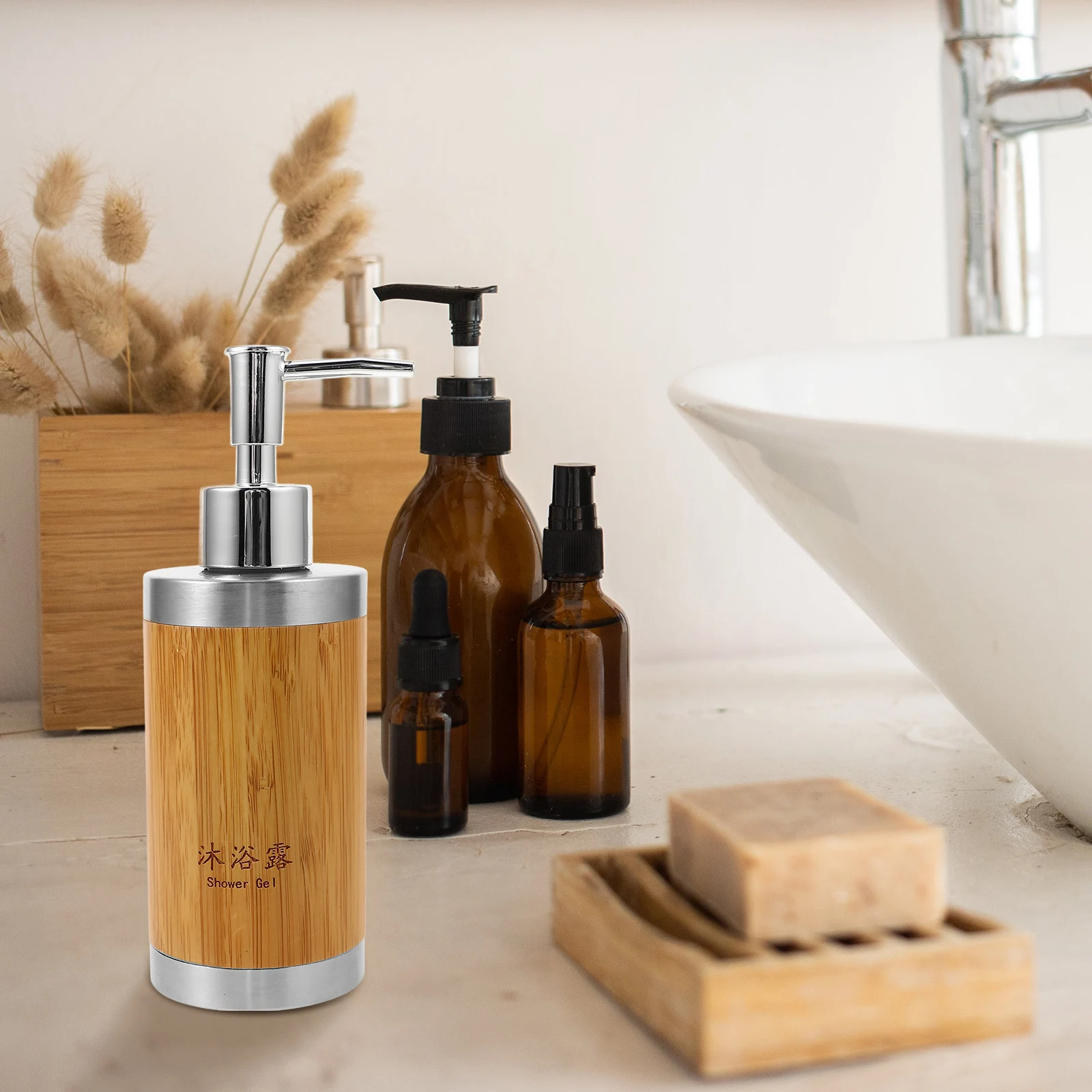 

Press Bottle Bathroom Lotion Portable Body Wash Container Plastic Liquid Dispenser Kitchen Dish Soap Pump Travel