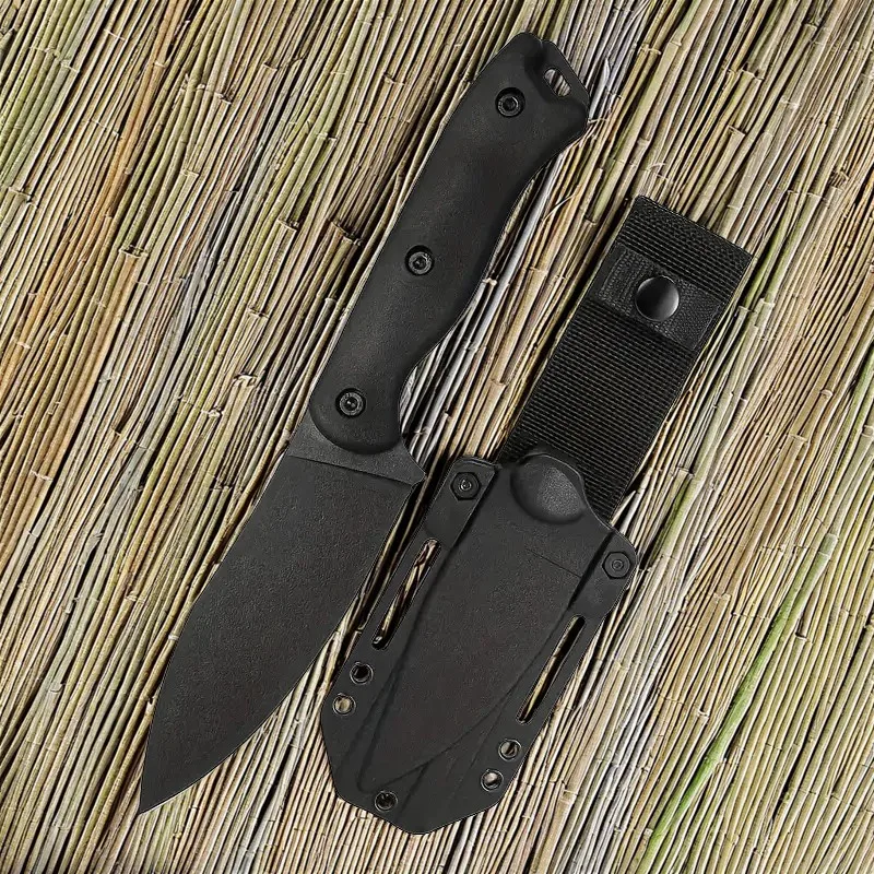 BK 19 Tactical Fixed Blade Knife Nylon Fiberglass Handle Wilderness Hunting Survival Knife Outdoor Camping Tools Kydex Sheath