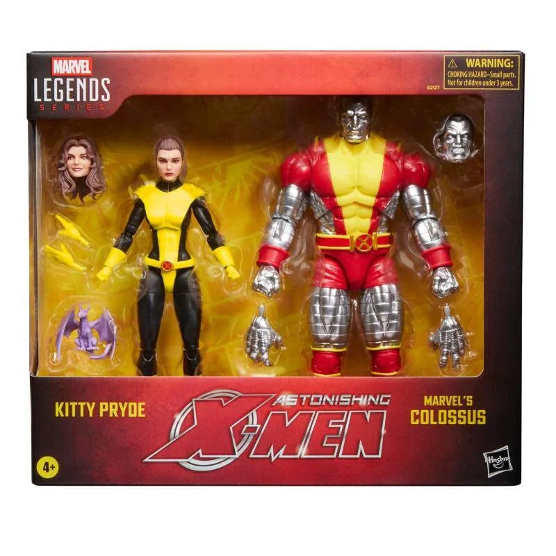 【In Stock】Hasbro Marvel Legends X-Men Phantom Cat and Colossus Set Movable Robot Doll Model Toy Collection Gift view 2