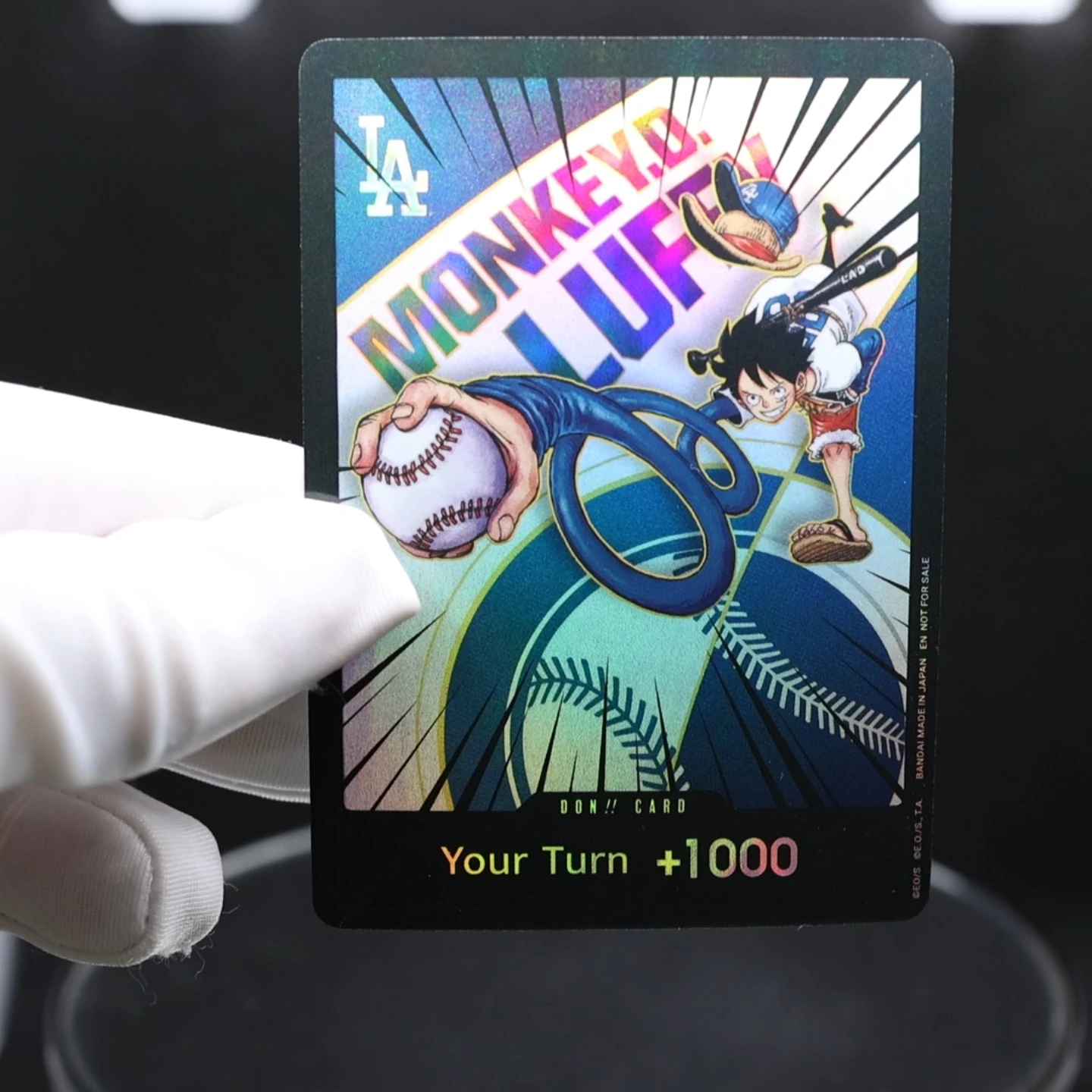 One Piece TCG OPCG English DON Card Luffy X Dodgers DON Textured