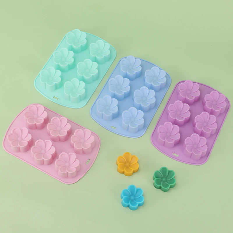 Flower Shape Fondant Mold Silicone Sugar Craft Molds Cake Chocolate Decoration Baking Tool Cupcake Jelly Candy Mould