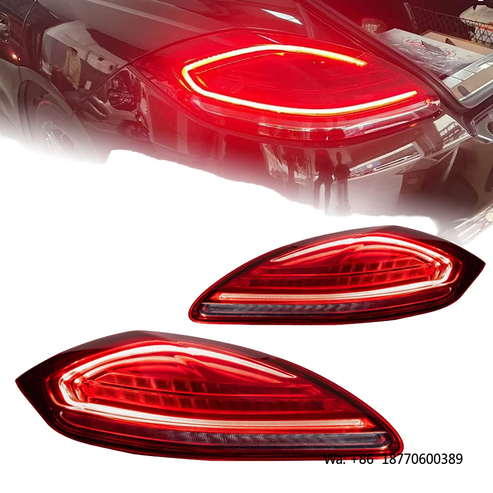 

Car Lights for Panamera LED Tail Lamp 2010-2016 Red New DRL Rear Stop Brake Signal Automotive Accessories