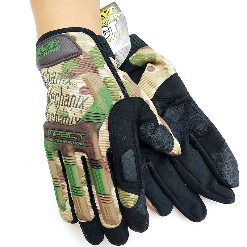 Gants en microcarence pour hommes et femmes, entraînement au combat tactique en plein air, moto anti-coupure, écran tactile complet des doigts