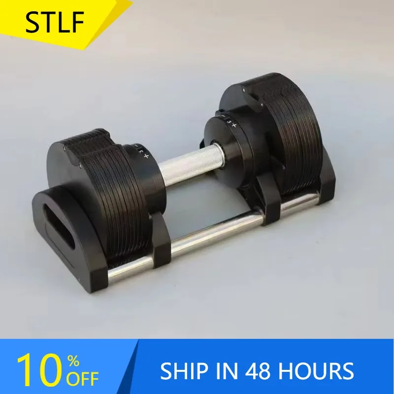

YTYIN Adjustable Cast Iron Dumbbells 1kg Increment Custom Weight Features For Home Fitness & Strength Arm Workout