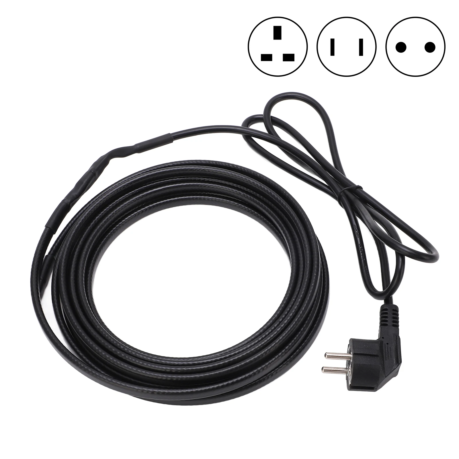 

Heating Tape Hose Heat Tape Pipe Heating Cable Heat Tape Heater 5 Meter Self Regulating with Plug for Winter Pipe Heating Cable