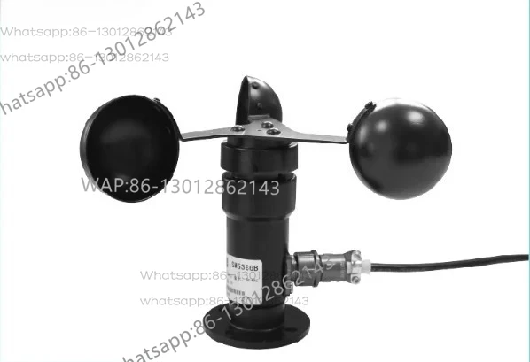 Aluminum Alloy Wind Speed Sensor and Transmitter, Pulse Anemometer for Small-Scale Weather Stations, RS485 Detector.