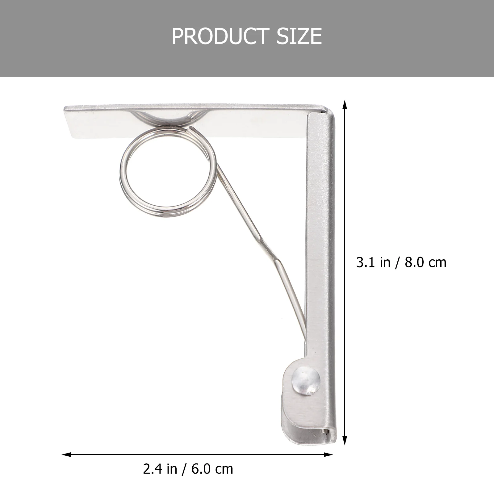 

6 Pcs Tablecloth Jacket Set Cloth' Clip Outdoor Picnic Clips Stainless Cover Steel