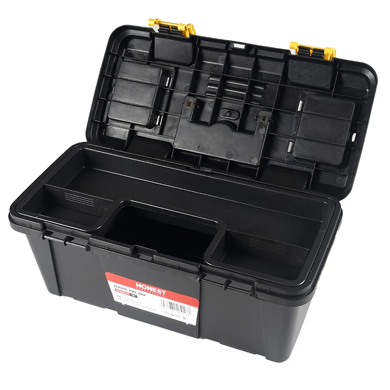 Multifunctional Plastic ABS Tool Storage Box Toolbox with Handle Portable Tool Organizes Screws, Hardware, and Accessorries