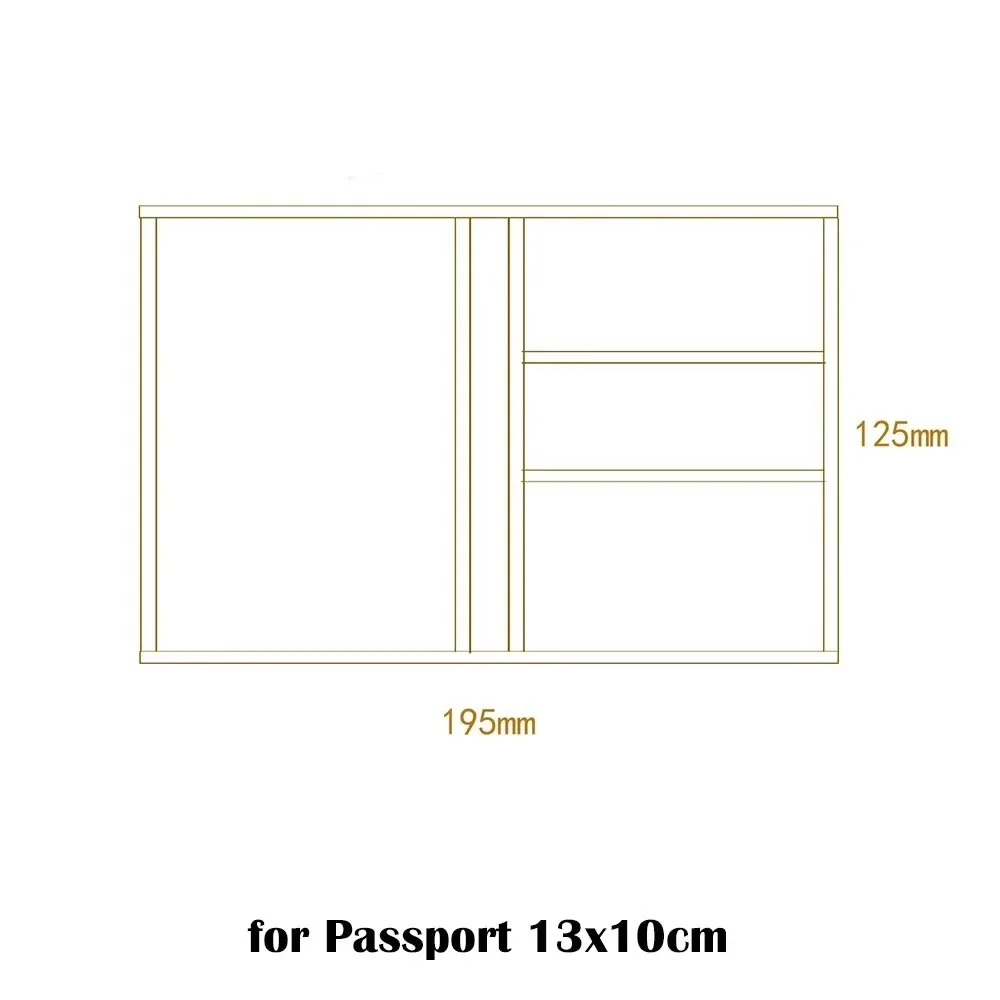 New Oxford Cloth Traveler Notebook Portable Standard/Pocket/Passport Card Bag 3 Size Receive Pocket Spiral Cowhide Diary