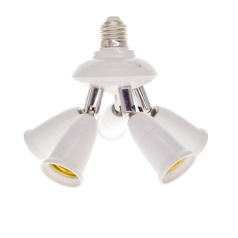 E27 Screw One To 345 Multi-head Lamp Holder Differential Divider Expansion Lamp Holder Converter DIY Lamp Accessories