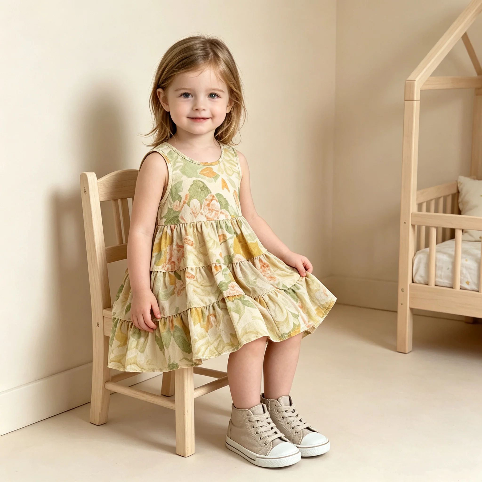 2026 New Summer Sleeveless Children's Dress Girls Princess Dress Fashion Vest Dress Baby Girl Stylish  Soft  Comfortable