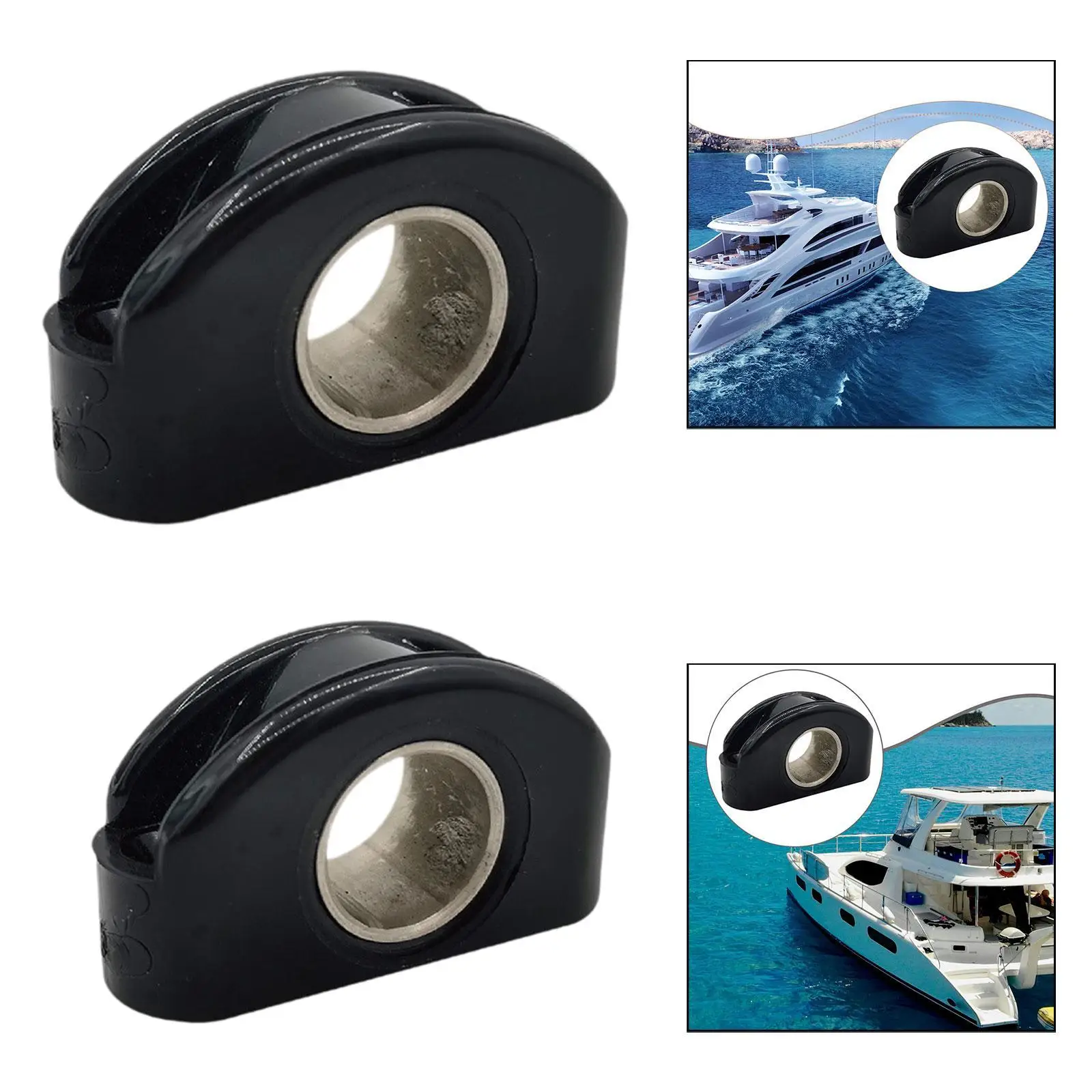 

Кабельный направляющий шкив, нейлоновый морской проволочный зажим, простой в установке аксессуар для лодки, каяка, яхты, палубы