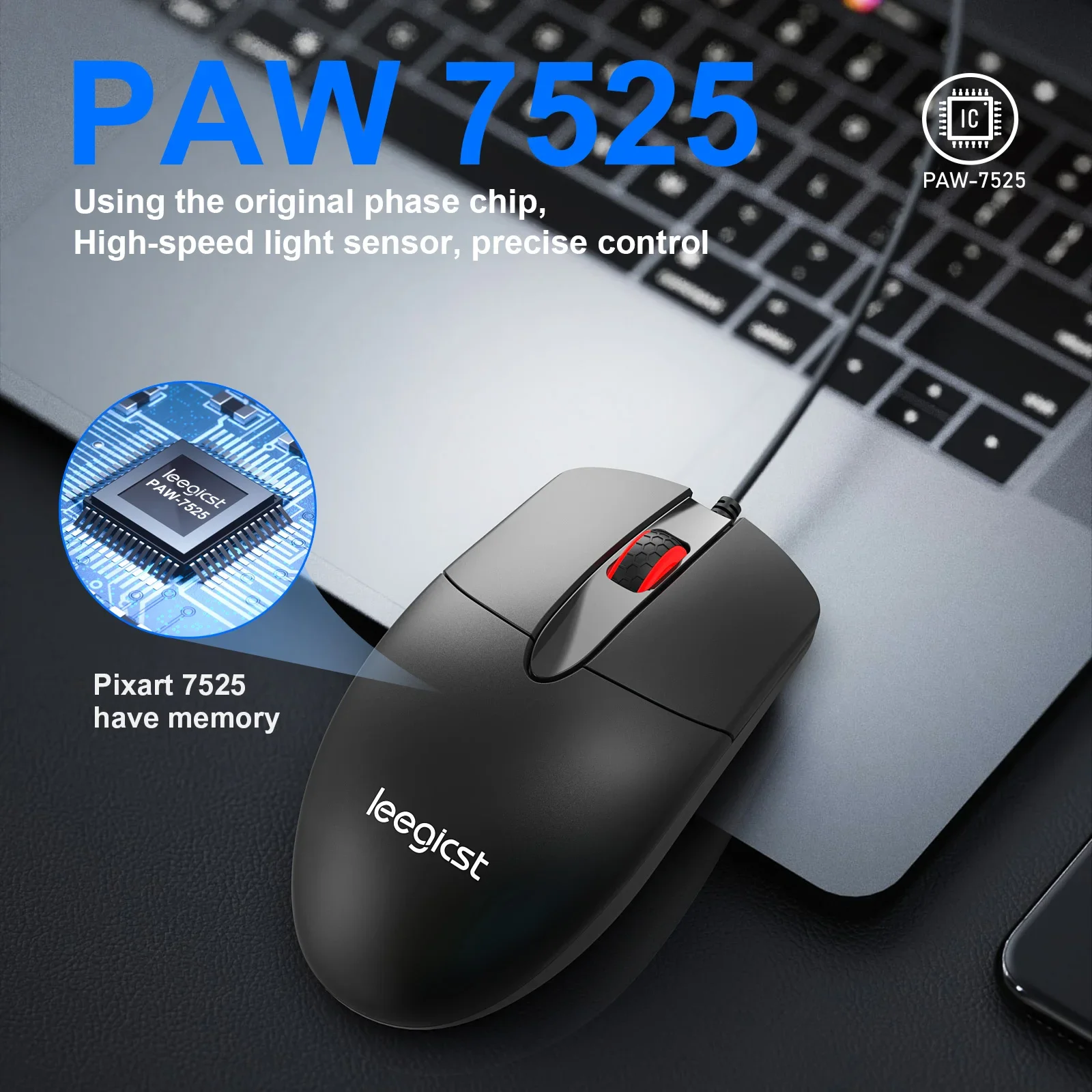 Wired Home Extension Cable Mouse USB PS/2 1.5m High Sensitivity Slient Office Mice For Desktop Computer Laptop