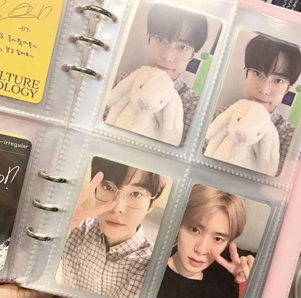 MINKYS Makronen Farbe A6/A5 PU Leder DIY Binder Photocards Sammeln Buch Tagebuch Agenda Planer Kugel Abdeckung Album Schreibwaren – Detail 14