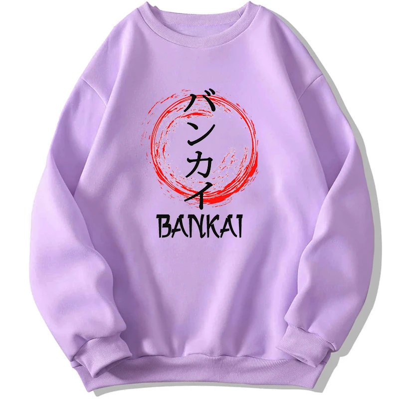 Bankai Super Power Sweatshirts Hoodie Men Anime Hoodies Sweatshirt Autumn Winter Crewneck Keep Warm Pullover Sportswear