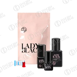 1 Bottle 5ml Lady Black Eyelash Extension Glue Fast Drying False Eyelash Extension Glue Over 6 Weeks With security label