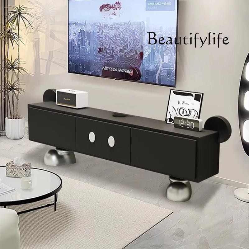 

Center Organizer Tv Cabinet Living Room Universal Floor Nordic Tv Stands Modern Black Designer Fernsehen Tisch Furniture Home