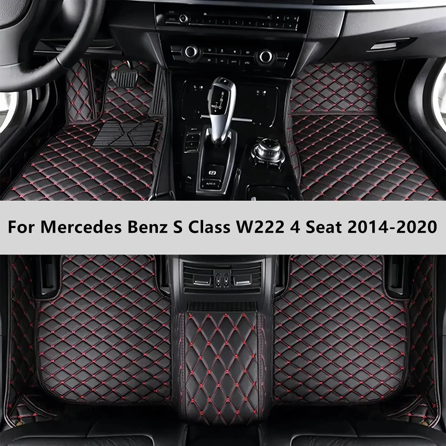

Custom Car Floor Mats For Mercedes Benz S Class W222 4 Seat 2014-2020 Floor Mat Car Mat Accessories Interior Accessories