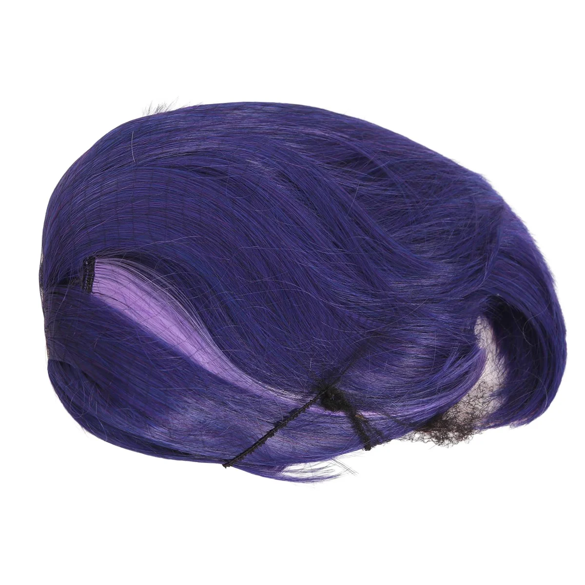 For Genshin Purple Impact Cos Wig Wanderer Skirmisher Wig Cos Pot Style Short Hair Anime Wig for Cosplay