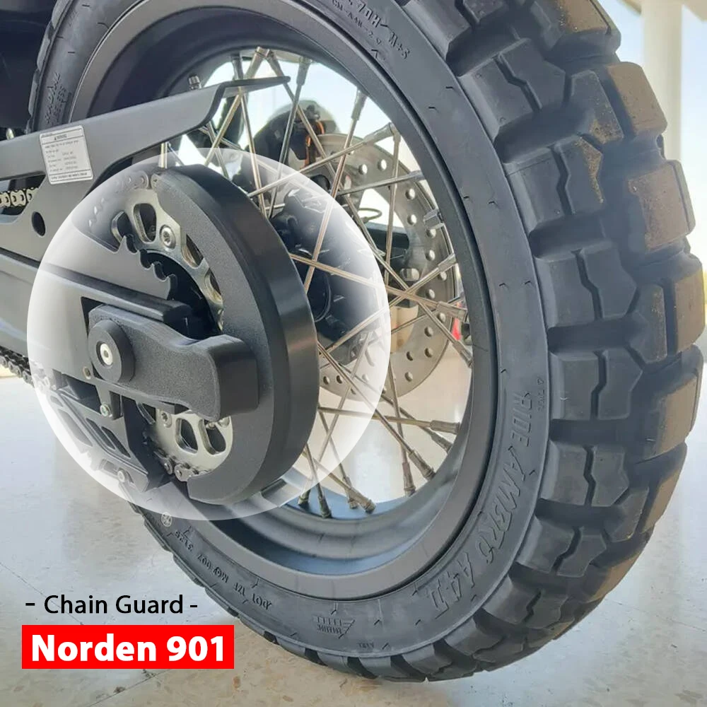 For Husqvarna Norden 901 Chain Guard Protection Norden901 Motorcycle Anti-Splash Chain Cover Protector Rear Wheel Cleaning