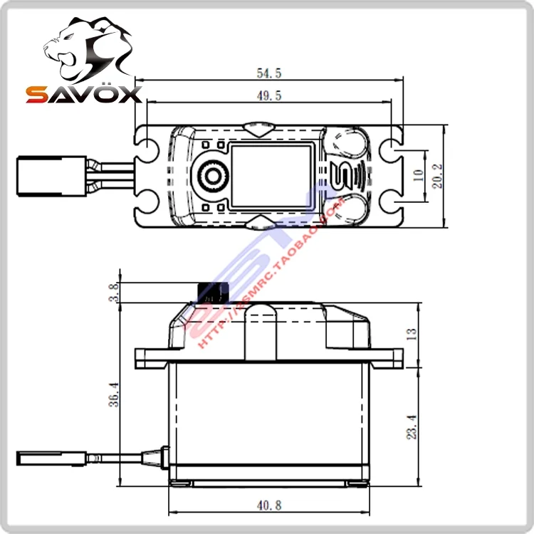 Savox SA-1283SG Super Torque Steel Gear Digital Servo