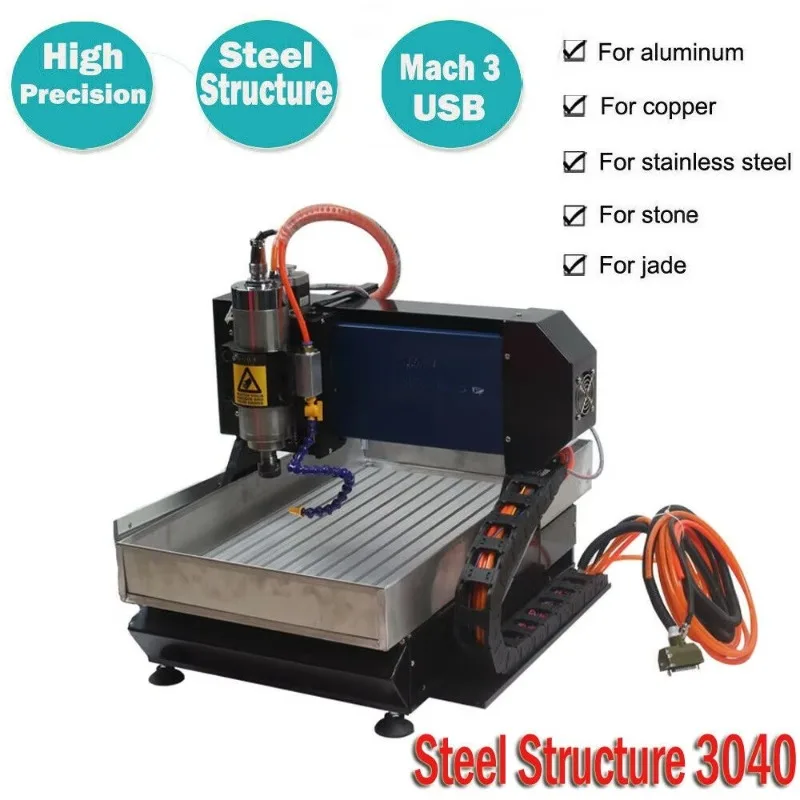 Desktop Mini CNC Milling Machine High Precision Metal Processing Engraving Cutting Equipment