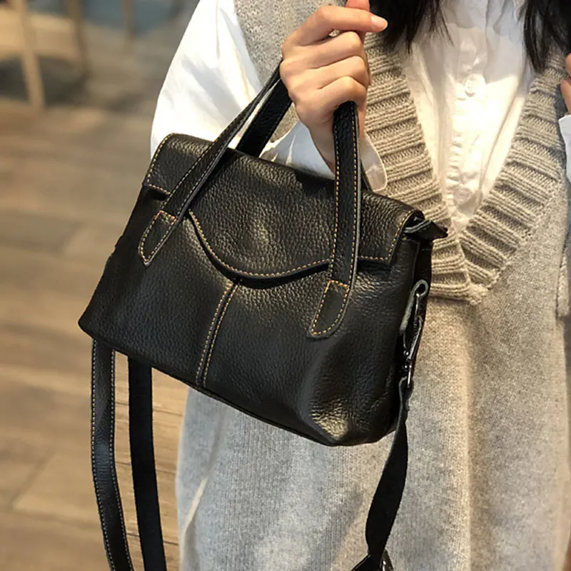 Borsa da donna in vera pelle al 100% Borsa a tracolla da donna di design di lusso di alta qualità Borse in morbida pelle di vacchetta Borse a tracolla alla moda