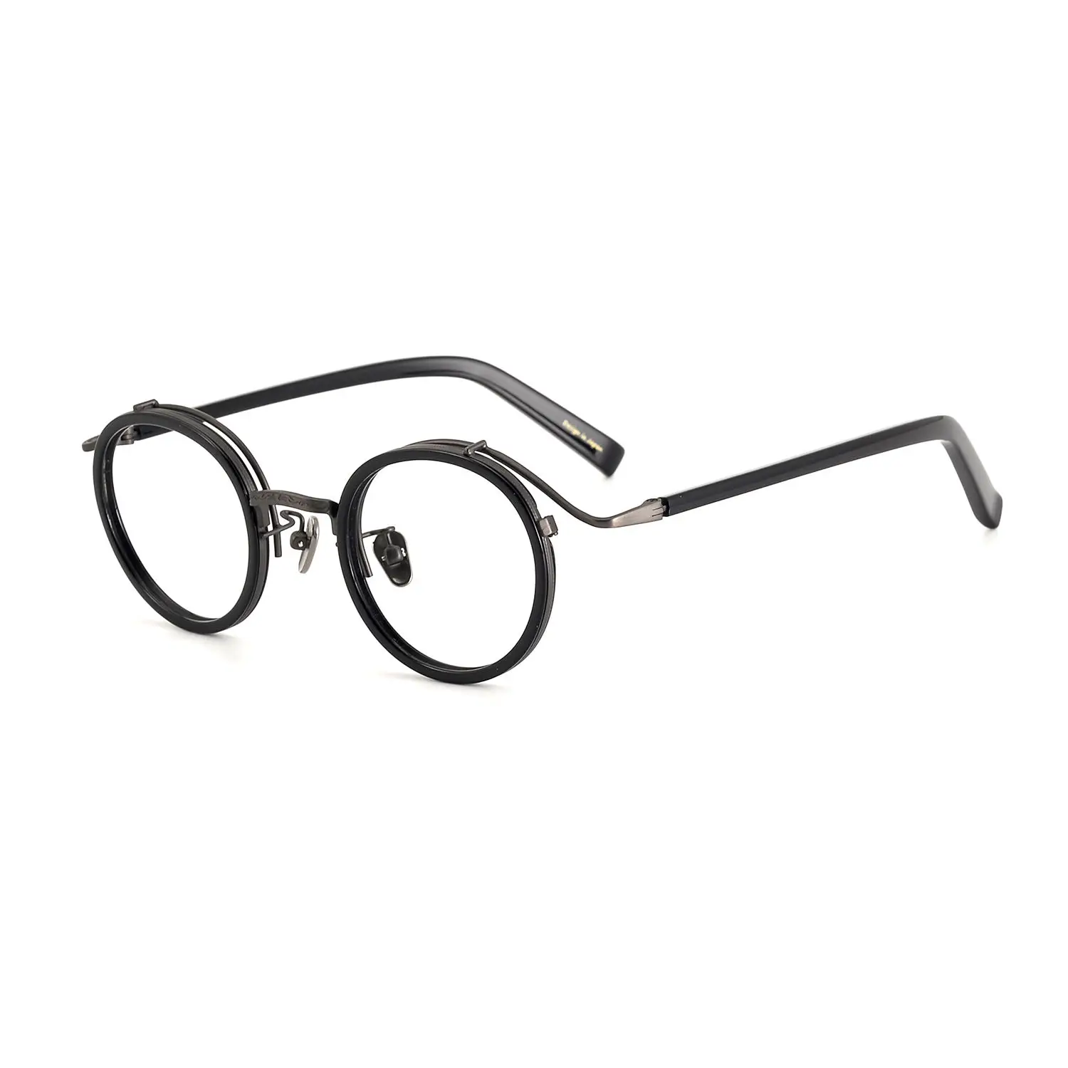 

Japanese Handcrafted Round Spectacle Frames Korean Hipster Retro Pure Titanium Myopia Spectacle Frames Men And Women glasses