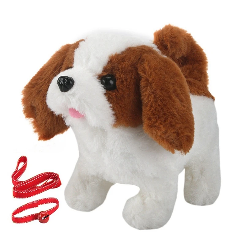 Baby Toy Dog That Walks Barks Tail Wagging Plush Interactive Electronic Pets Puppy Toys For Girls Boys Birthday