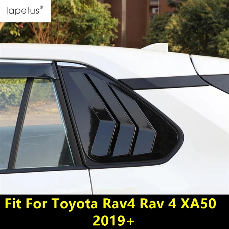 

Rear Window Shutter Louver Sunshade Side Air Vent Panel Decoration Cover Trim Accessories For TOYOTA RAV4 RAV 4 XA50 2019 - 2024