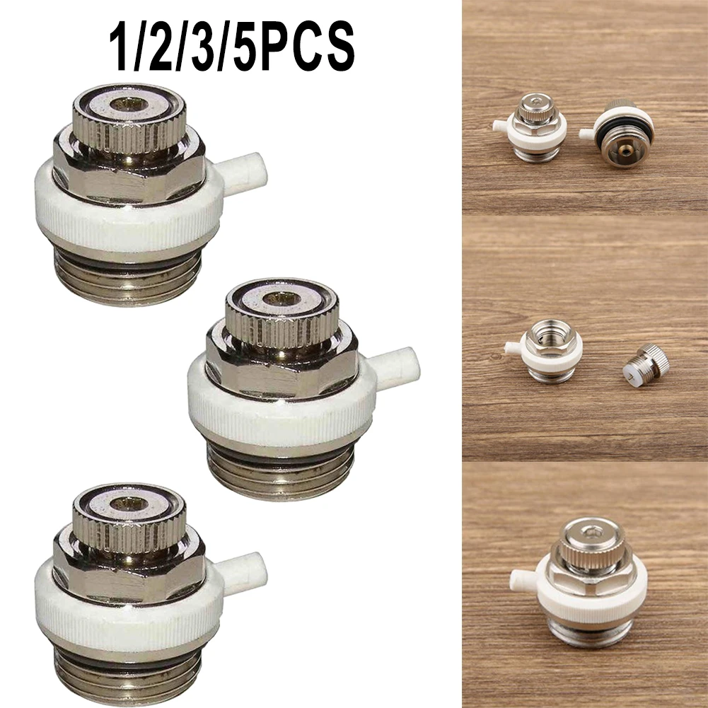 5/3/2/1pcs Radiators Vent Valve 1/2 Inch For BSP Automatic Air Vent Auto Cut-Off Self Bleeding Radiator Valve Tools Accessories