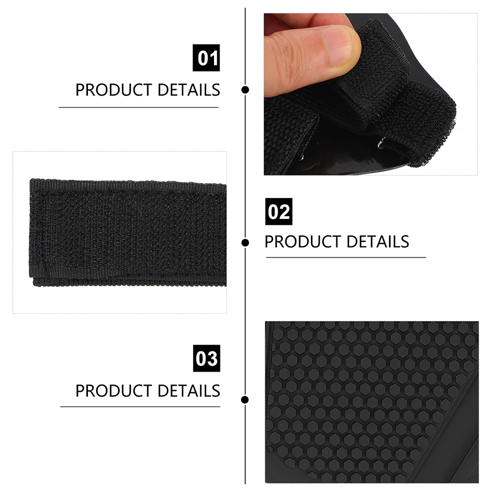 

Motorbike Gear Shift Rubber Cover Black Lightweight Durable Motorcycle Protective Pad Shift Shoes Guard Driving Cycling Boot